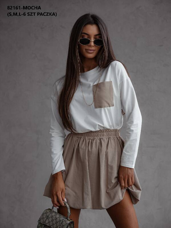 Sukienki damskie (Polska produkt) Roz S-M-L Paczka 5 szt /1 Kolor